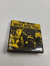 Vintage The Who - Who Are You Square Pin Pinback 1.5"