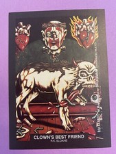 1991 Brockum RockCards Artwork Stick-Ons Clown’s Best Friend - R.K. Sloane