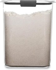 6-Cup Sealed Food Storage Container with Lid, Clear/Gray