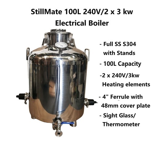 StillMate 100L Multi-Purpose 240V 2 x 3000W Electrical Boiler/Fermenter/Kettle