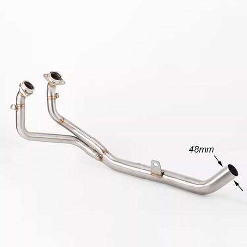Tubo de eslabón medio cabezal escape moto Honda Africa Twin 1100 CRF1100L - Imagen 3 de 7