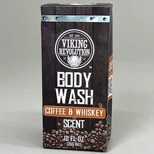 VIKING REVOLUTION Men's Body Wash Coffee Whiskey Scented