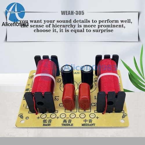 150 W 3-Wege Audio Crossover Board professionelle Lautsprecher Teiler Audio Splitter - Bild 6 von 12
