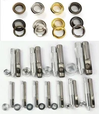 Eyelet Punch Die Tool Set +20 Sets Eyelet Grommet Clothing Leather Craft Banner