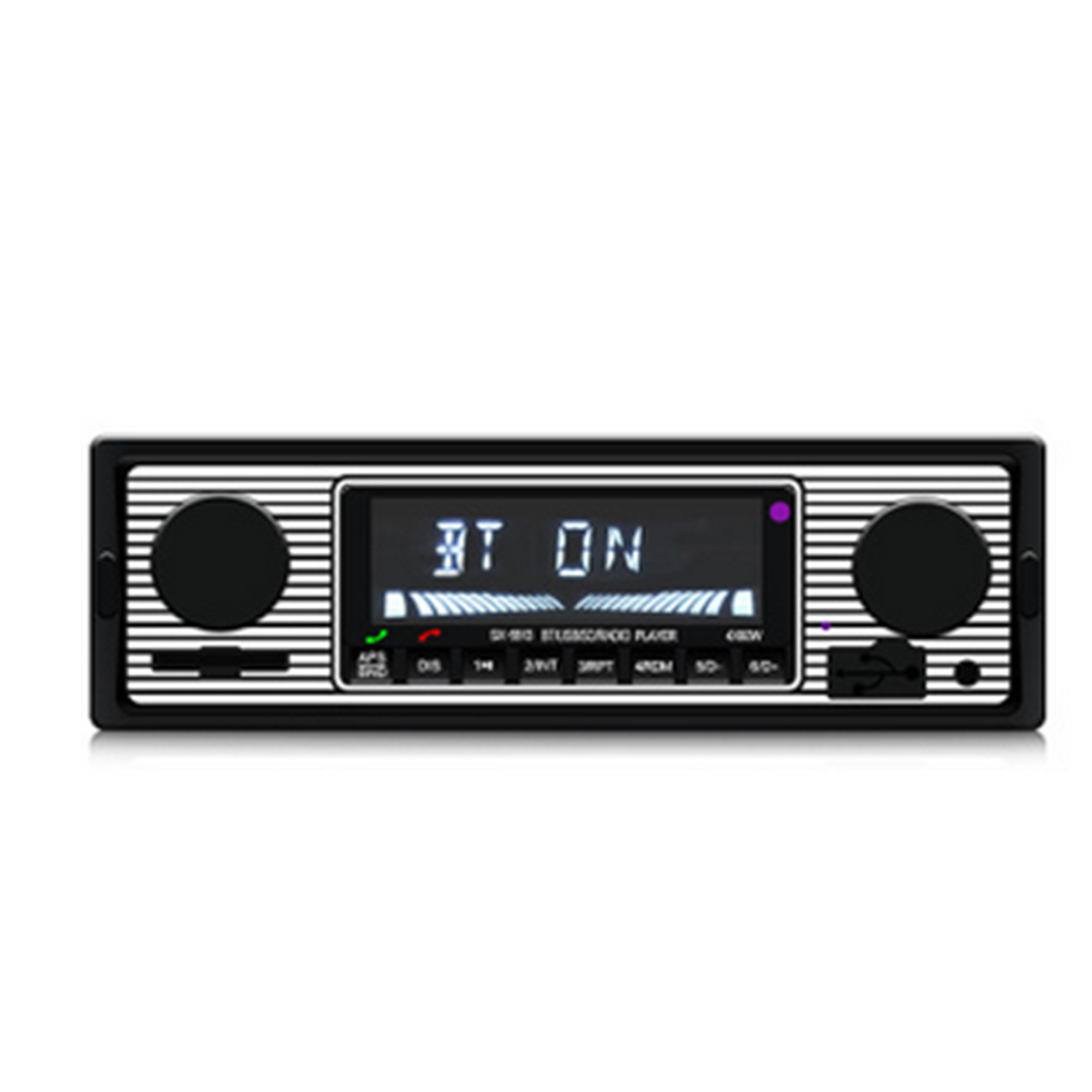 Single Din Bluetooth Car Stereo Audio In-Dash Radio MP3 Player FM AUX/SD/USB