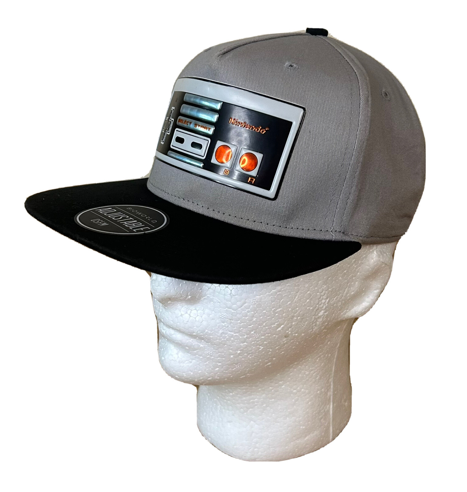 Gray Control Nintendo Adjustable Hat - image 2