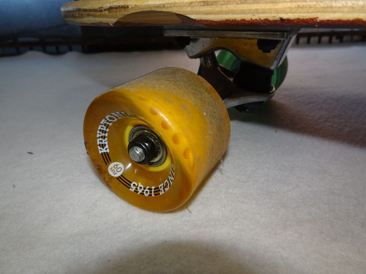 KRYPTONICS Since 1965 California Skateboard and 60mm Wheels KRYPTONICS Since 1965 California Skateboard and 60mm Wheels