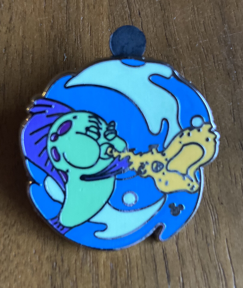 Little Mermaid Pin Under The Sea Band Pin Fish Playing Saxophone Pin Disney Pin