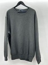 Men's Polo Ralph Lauren crew neck pullover sweatshirt - LARGE - Charcoal Grey