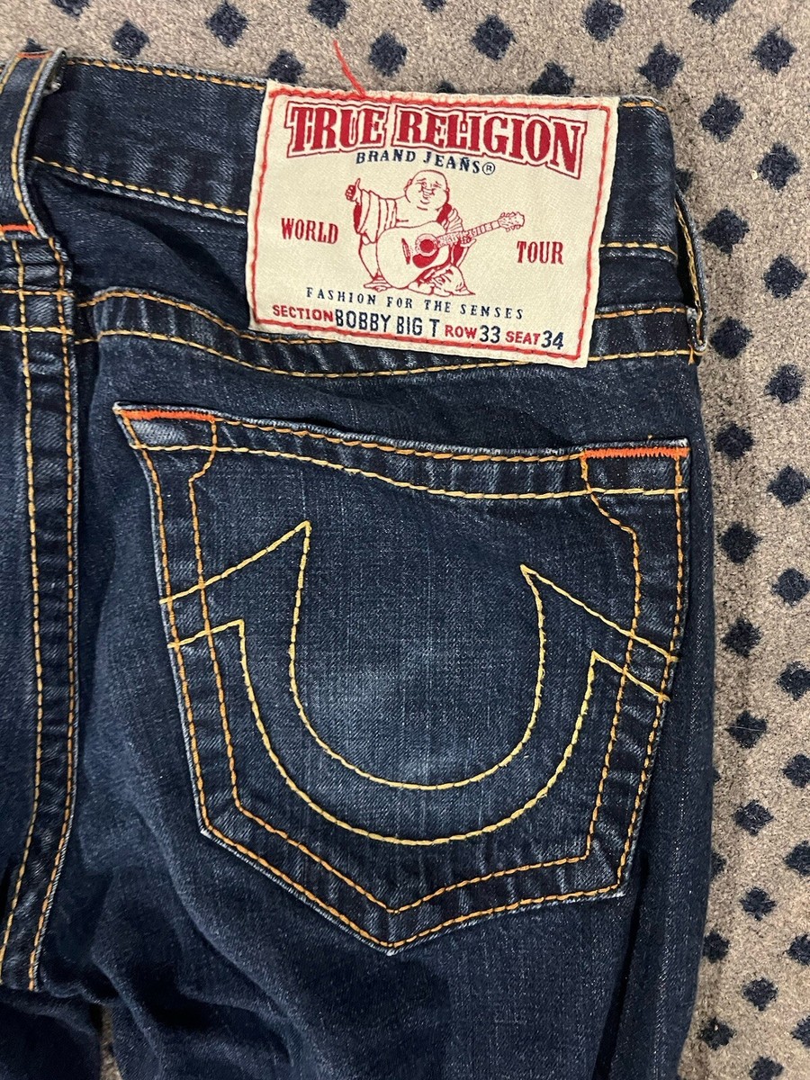 True Religion Bobby Big T Jeans - Size 34x33 | eBay True Religion Bobby Big T Jeans - Size 34x33 | eBay