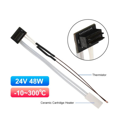 Thermistor Temperatur Sensor Keramik Heizelement heater für Bambu Lab P1 P1S P1P