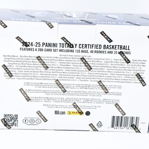 2024-25 Panini Totally Certified Basketball Mega Box New In Box Sealed NBA - Picture 5 of 10