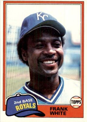 1981 Topps Frank White 100 Baseball Cards #330 | eBay