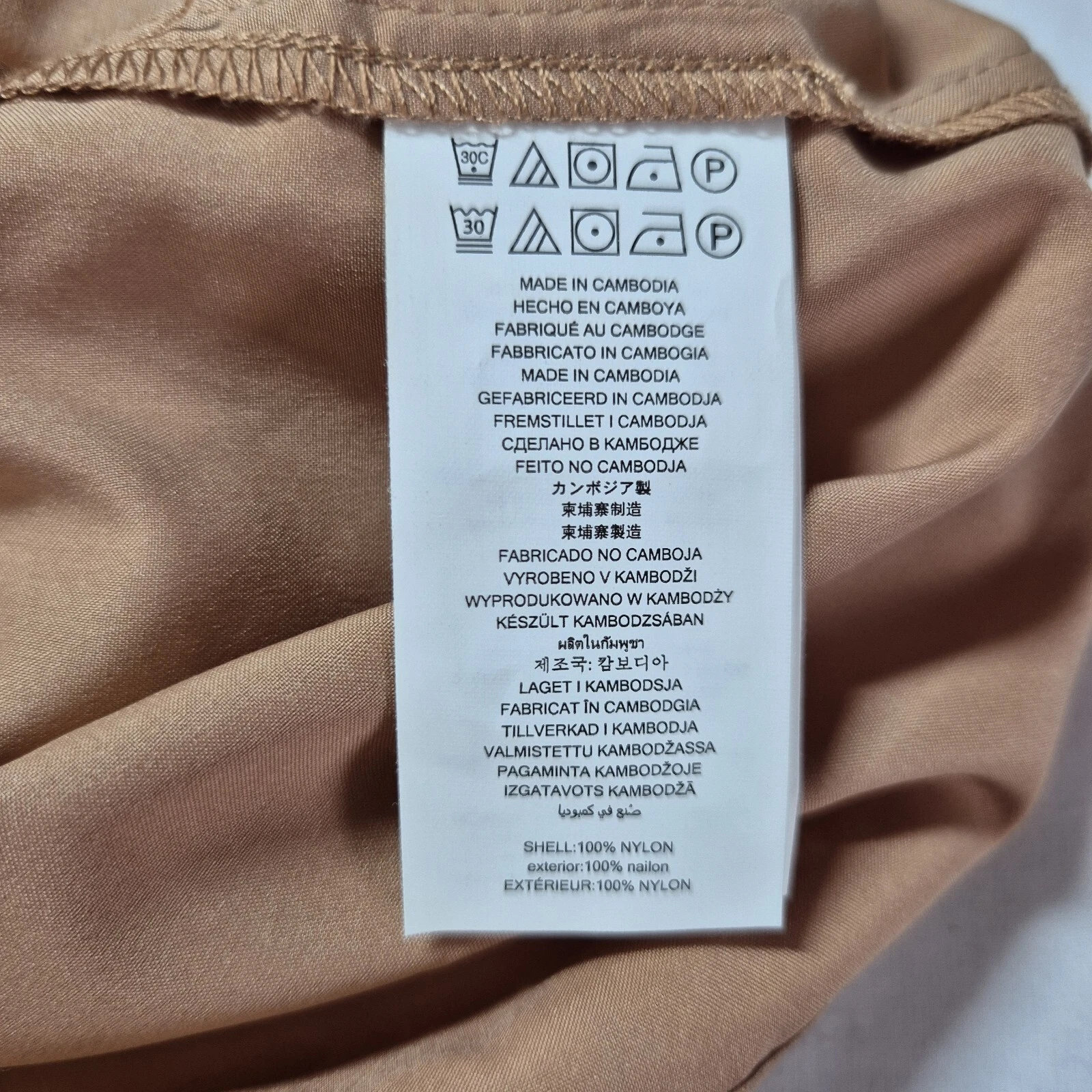 Mini abito donna Michael Kors taglia 8 scollo a V pizzo bianco foderato manica corta (03