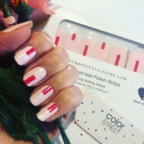 “Pink Outside the Box” Color Street 100% Pure Nail Polish Strips NIP *RETIRED* - Picture 4 of 8