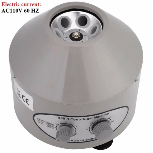 Electric Centrifuge Machine Lab Laboratory Medical 800-1 4000RPM w/ 6x20ml Rotor - Picture 3 of 6
