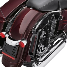 Black Rear Left Right Fender Support Kit For Harley Touring Road Glide 2014-2024