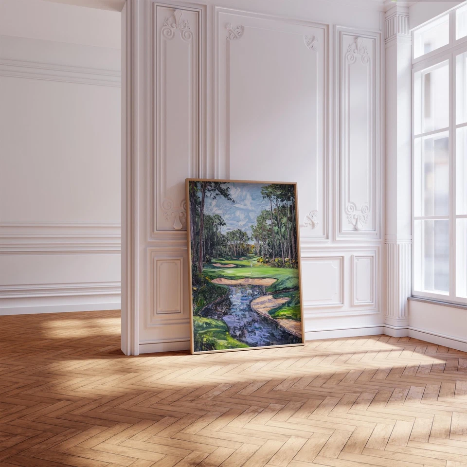 Golf Course Wall Art Print - Image 3 of 4