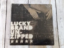 LUCKY BRAND un-zipped BLACK REBEL MOTORCYCLE CLUB OVERSEER JET EELS THRILLS rare