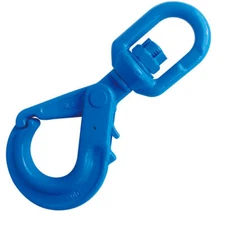 1/2" Grade 100 Swivel Self Locking Hook