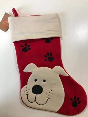 TIER Pfotenabdruck Haustier Weihnachtsstrumpf HUND KATZE XMAS