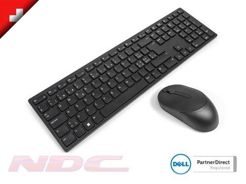 Dell KM5221W Black SWISS Pro Wireless Keyboard & Mouse Combo Bundle - 第 1/2 張圖片