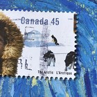 Husky Huskies The Arctic Inuit Canada *23 Stamp Canadian Dog Collectible