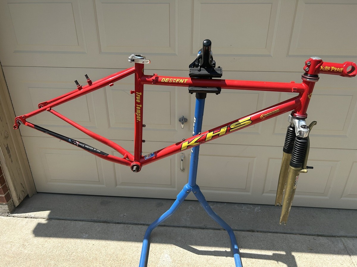 KHS mtbフレーム KHS DESCENT FRAME 15” ROCK SHOX MAG 21 RACE FACE NUKE PROOF | eBay