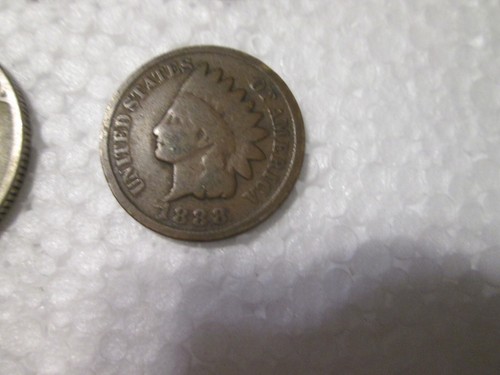 Old Silver Coin Lot U.S. Indian Cent Washington Quarter Mercury Dimes V Nickel - Picture 5 of 12