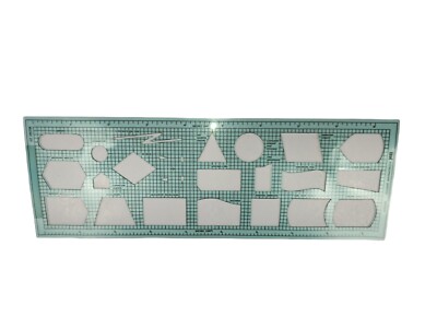 Vintage IBM 360 Flowcharting Template X20-8020 Sleeve Computer Programming Tool