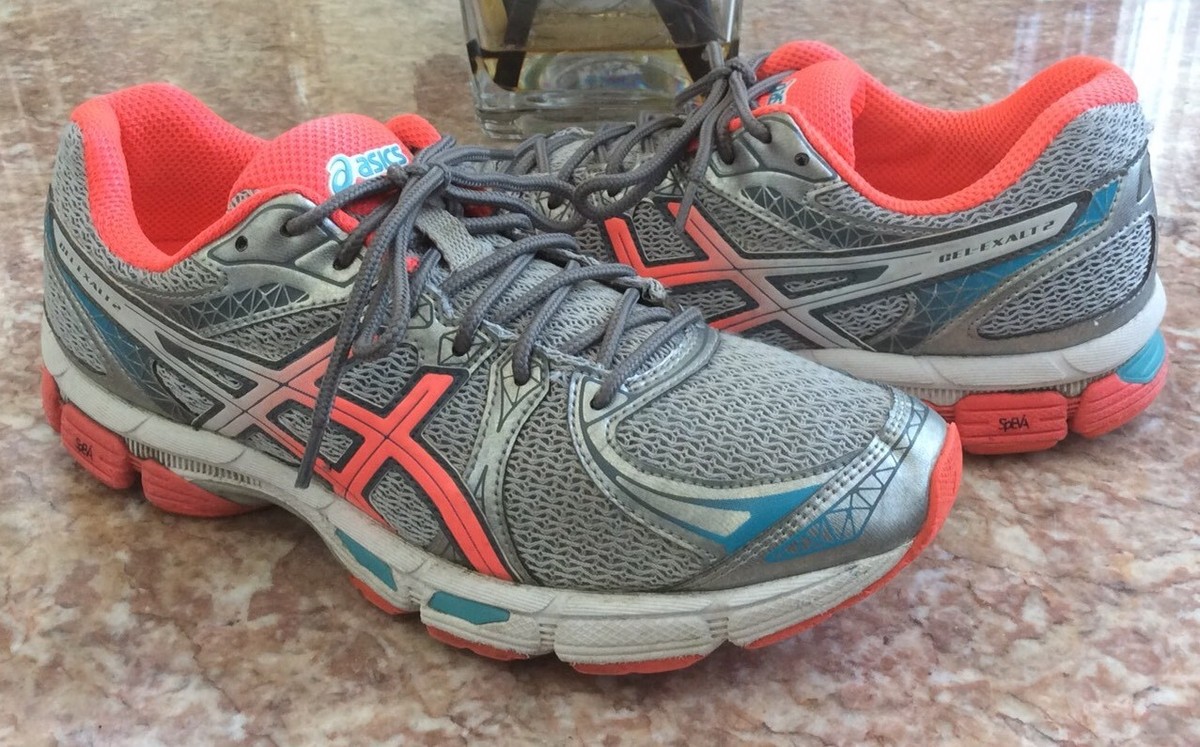 ASICS アシックス GEL-EXALT 2 ASICS Gel-Exalt 2 Women's Lightning Coral Turquoise Running