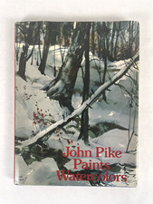 John Pike Paints Watercolors / 1st Edition 1978 with UNKNOWN SIG INSIDE