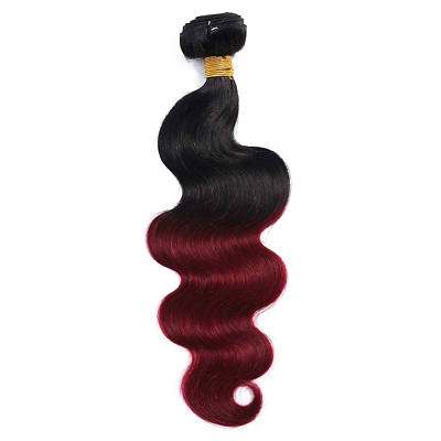 Ombre Human Hair Bundles Extensions Body Wave Virgin Hair  display picture 2