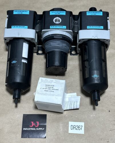 NEW NO BOX- WILKERSON C28-03-FLG0B Filter/Regulator/Lubricator 3/8” NPT WARRANTY - 第 1/6 張圖片