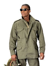 Rothco 8238 Men's M-65 Field Jacket/Coat - Removable Liner - Olive Drab