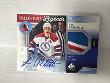 2021-22 SP Game Used Luc Robitaille HOF Legends Sweaters 3 Color HOF-LR (1 /25)