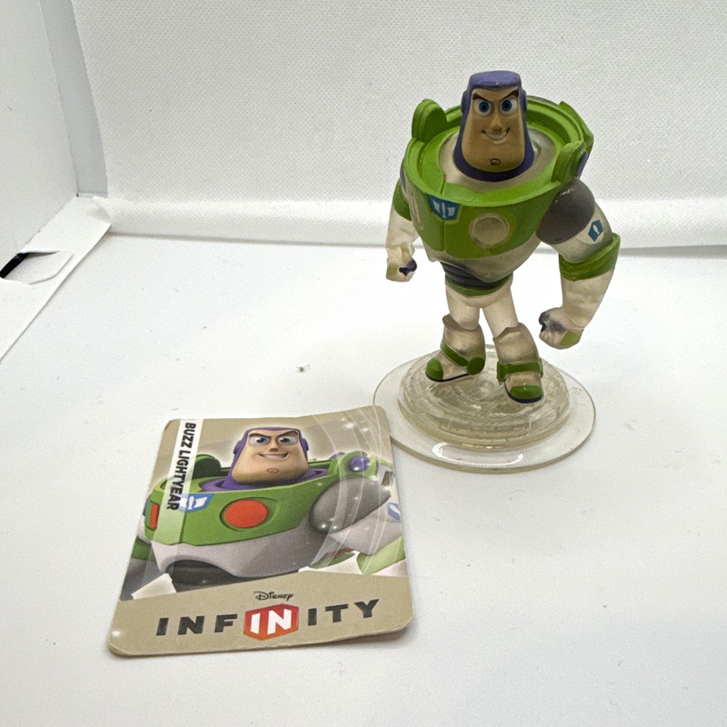 Disney Infinity Crystal Buzz Lightyear Character Figure w/ Card Included 2013
