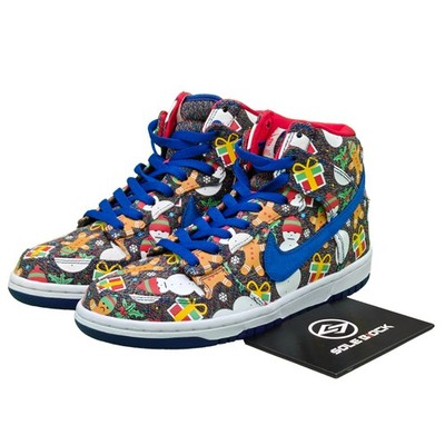 Nike SB Dunk High Pro x Concept Ugly Christmas Sweater GS AO1559-446