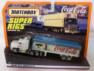 1998 Matchbox Super Rigs Coca-Cola Truck 1/64 Scale Vintage New Sealed