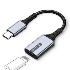 3 in 1 Type C to Lightning Adapter with Charging and Audio, USB C Headphone L...