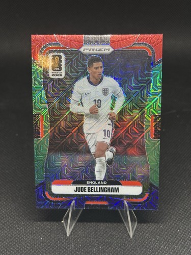 2026 Panini Prizm FIFA World Cup JUDE BELLINGHAM RED GREEN BLUE MOJO RGB England