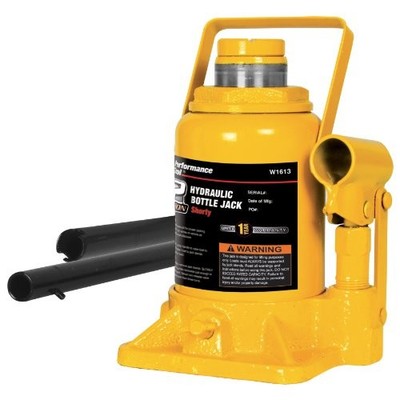 Wilmar W1643 Corp. / Performance Tool 12 Ton Shorty Hydraulic Bottle Jack