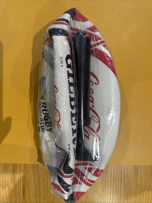Neu Gilbert Rugby WM 2015 Werbe-Rugbyball Coca Cola Größe 4 9-10 psi