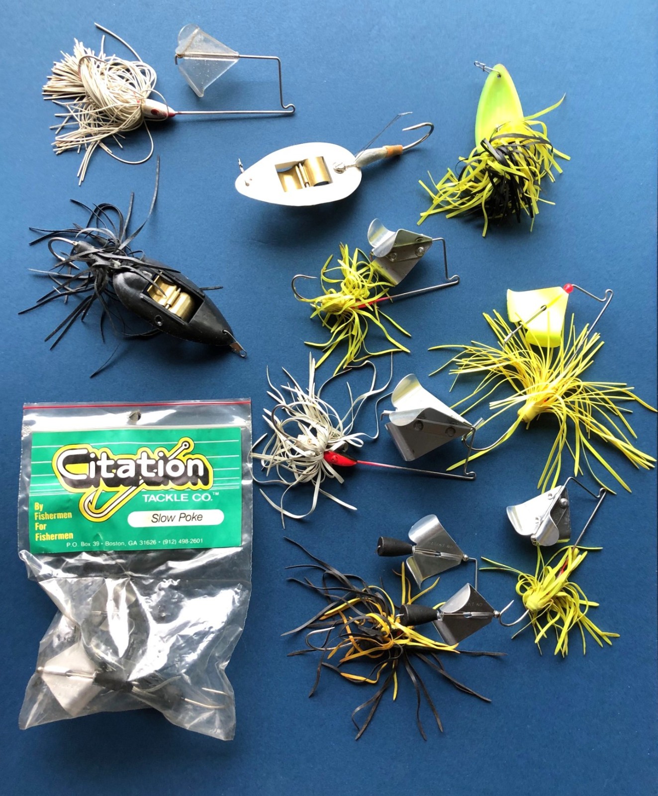 Huge 45+ BASS FISHING LURES Lot SPINNERBAITS BUZZBAITS SPINNERS TANDUM Topwater - Image 4