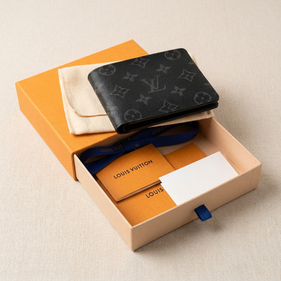 Louis Vuitton Slender Wallet Monogram Eclipse