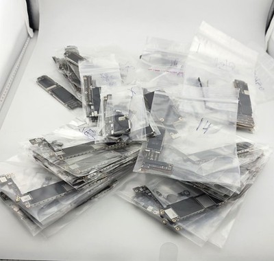 LOT OF 46 iPhone Mixed Motherboard Logic Board, Unknow Specs, (FOR PARTS)