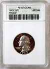ANACS PF 67 DCAM 1963 25C Quarter Proof
