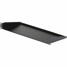 StarTech 1U 7in Depth Universal Fixed Rack Mount Shelf  33lbs