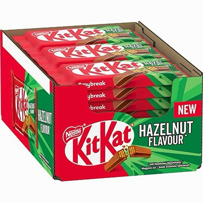 KitKat Hazelnut Flavour Feine Schokolade Schokoriegel 24x41.5g stk