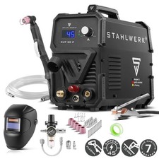 Plasma Cutter STAHLWERK CUT 50 ST full equipment set - Cutting power up to 14mm